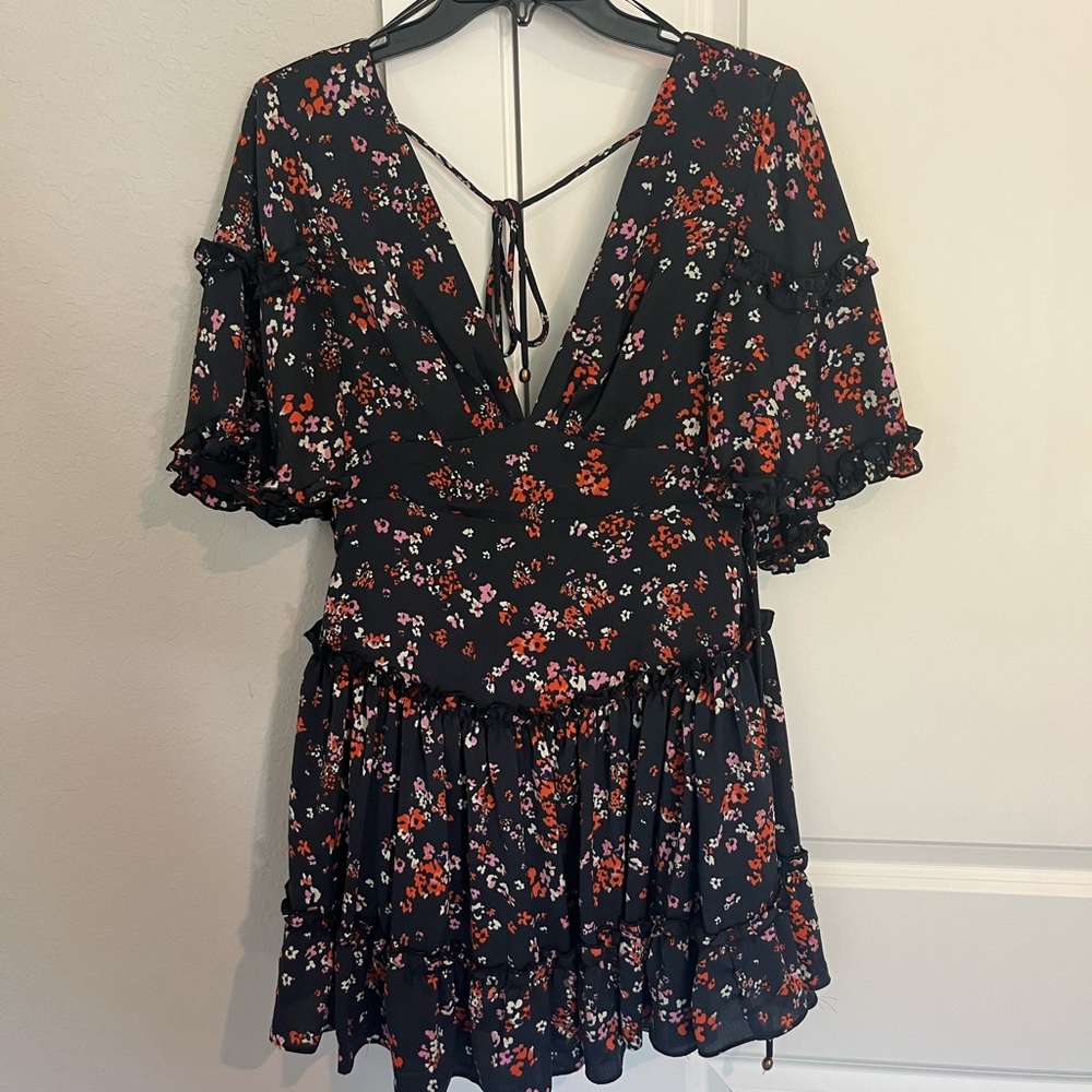 Vici floral mini dress
